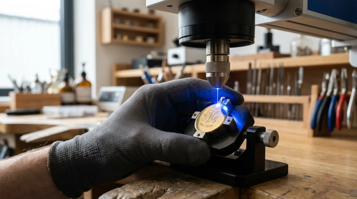 Le bijou personnalisé en gravure laser
